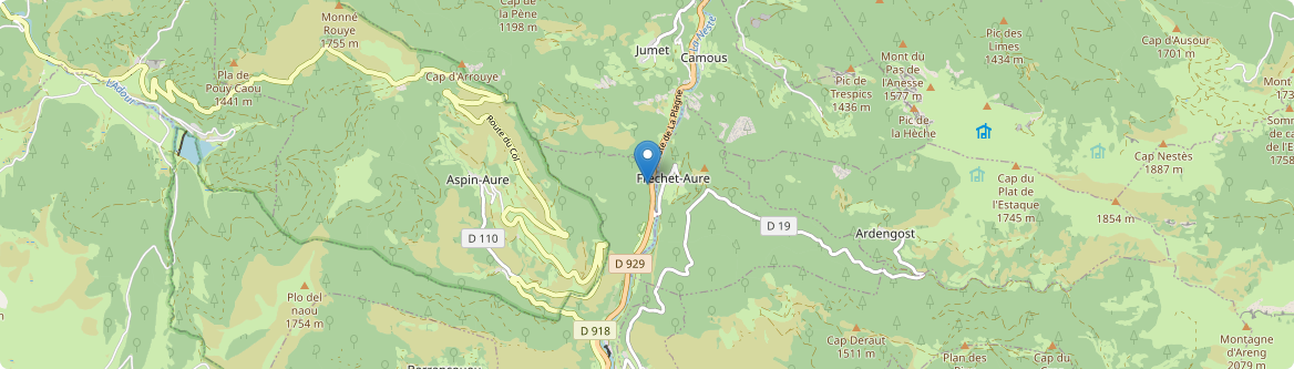 Fréchet-Aure - Carte