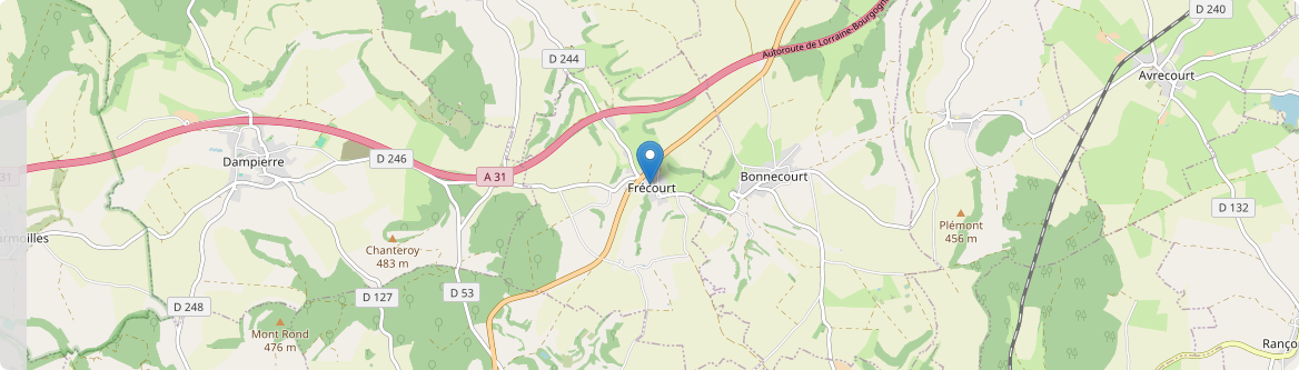 Frécourt - Carte