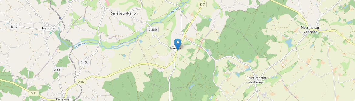 Frédille - Carte