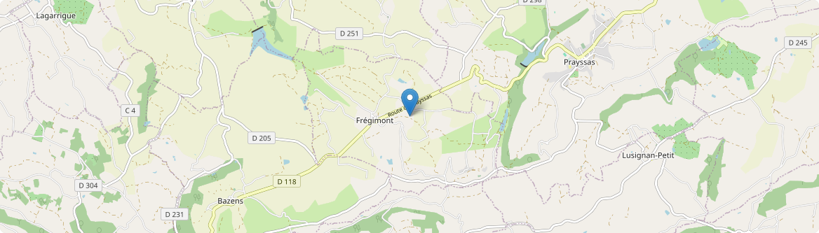 Frégimont - Carte