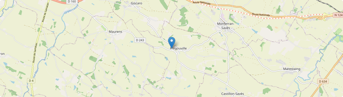 Frégouville - Carte
