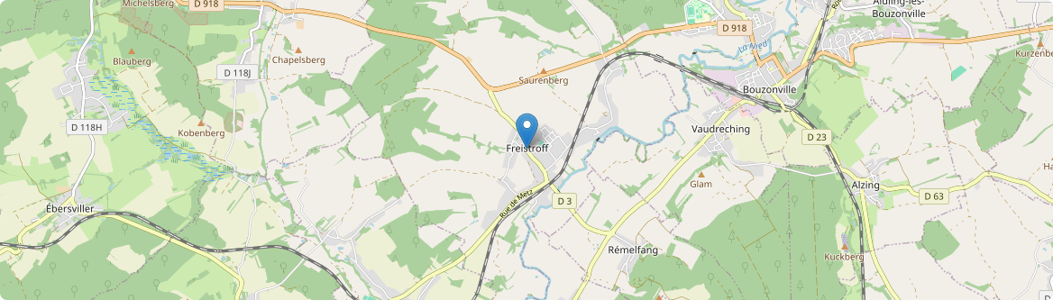 Freistroff - Carte
