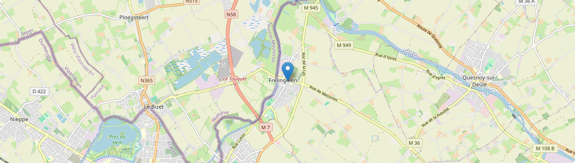 Frelinghien - Carte