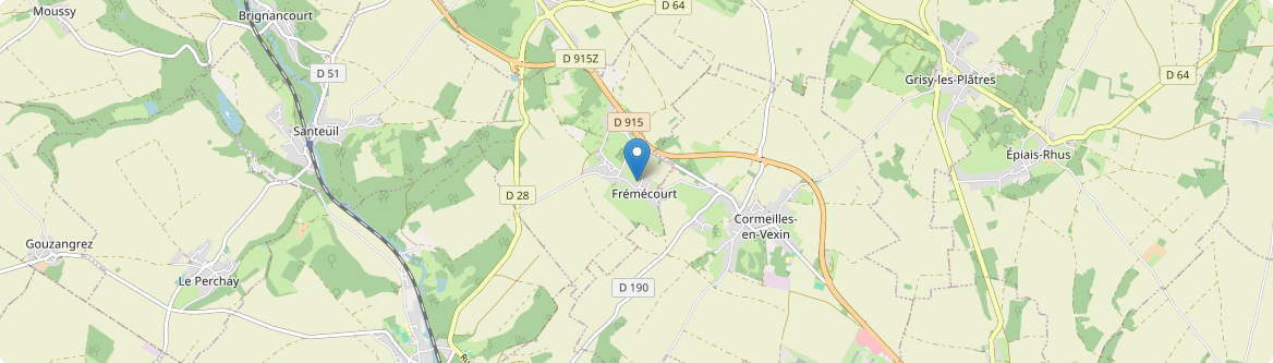 Frémécourt - Carte