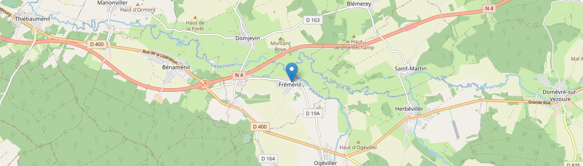 Fréménil - Carte