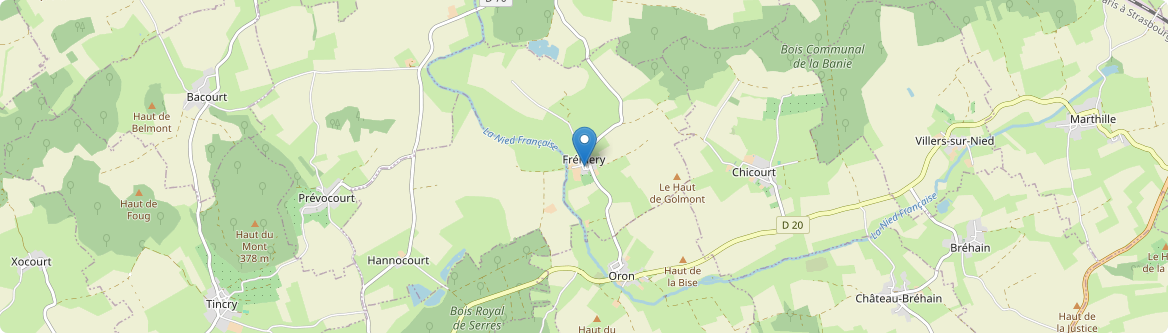 Frémery - Carte
