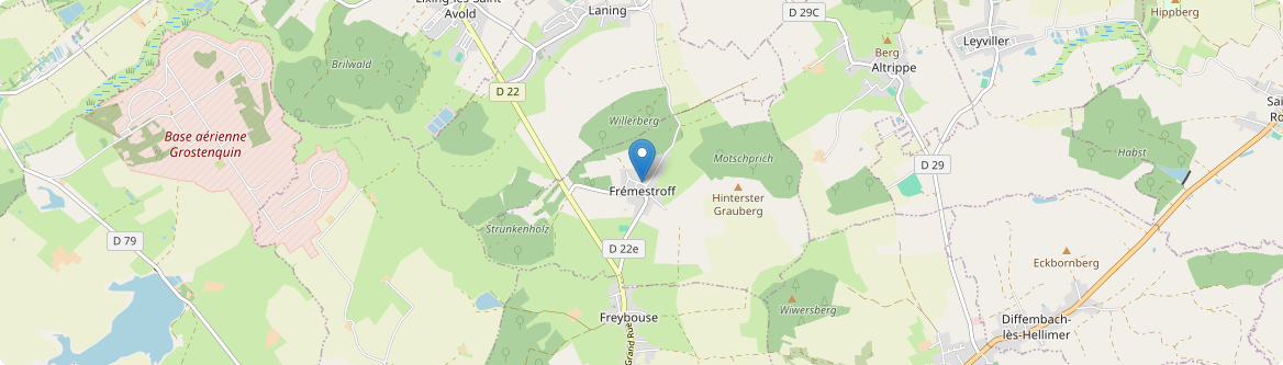 Frémestroff - Carte