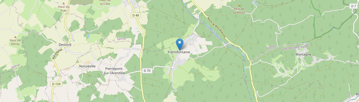 Fremifontaine - Carte
