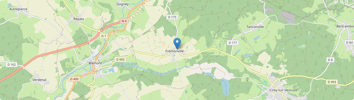 Frémonville - Carte