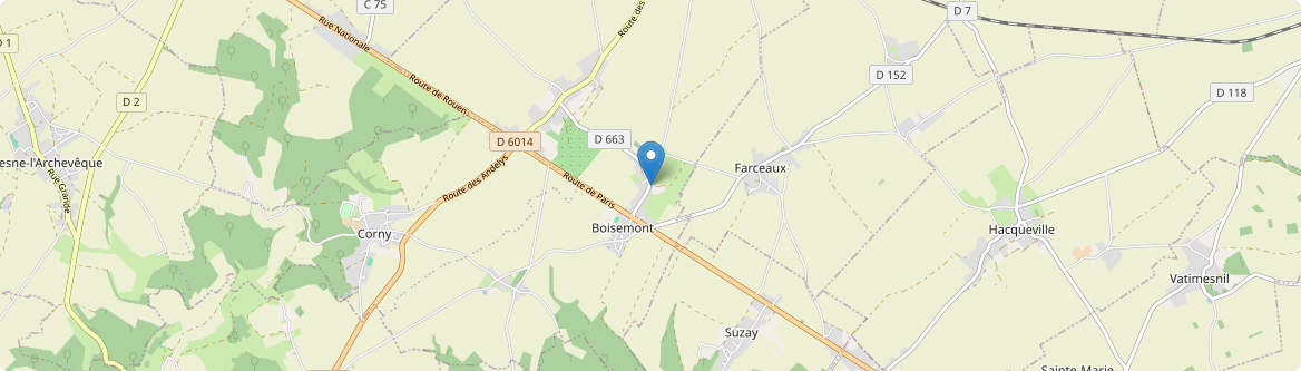 Frenelles-en-Vexin - Carte