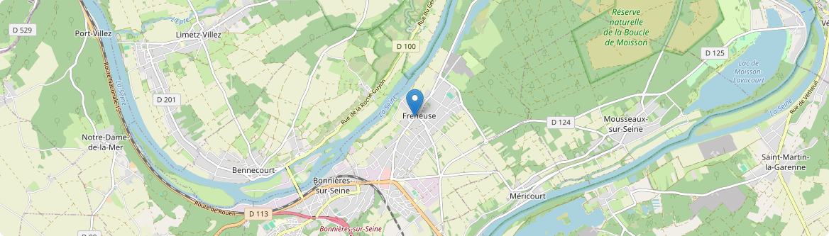 Freneuse - Carte