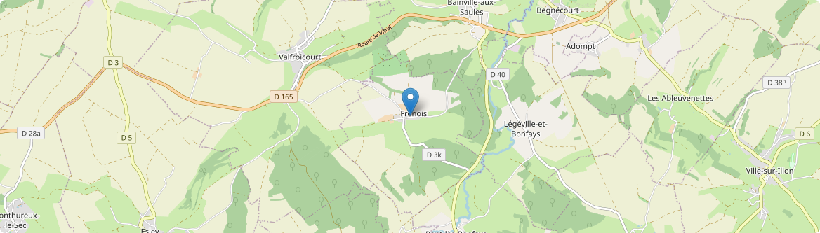 Frénois - Carte