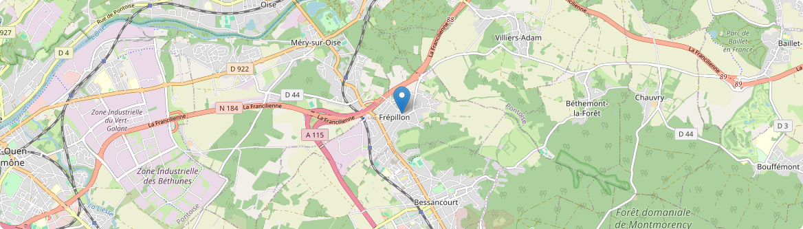Frépillon - Carte