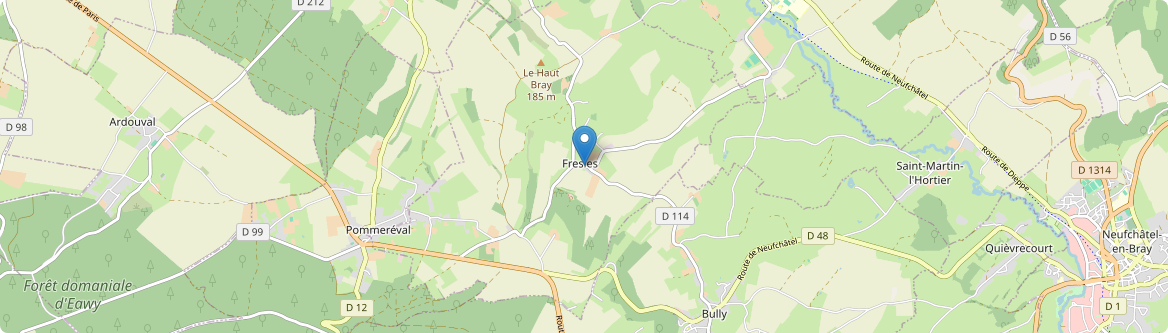 Fresles - Carte