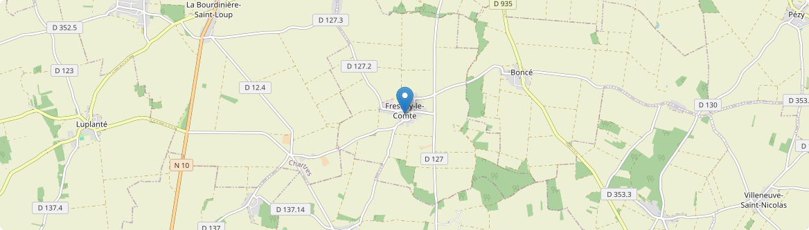 Fresnay-le-Comte - Carte