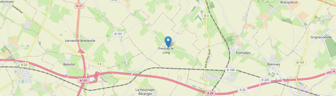 Fresnay-le-Long - Carte