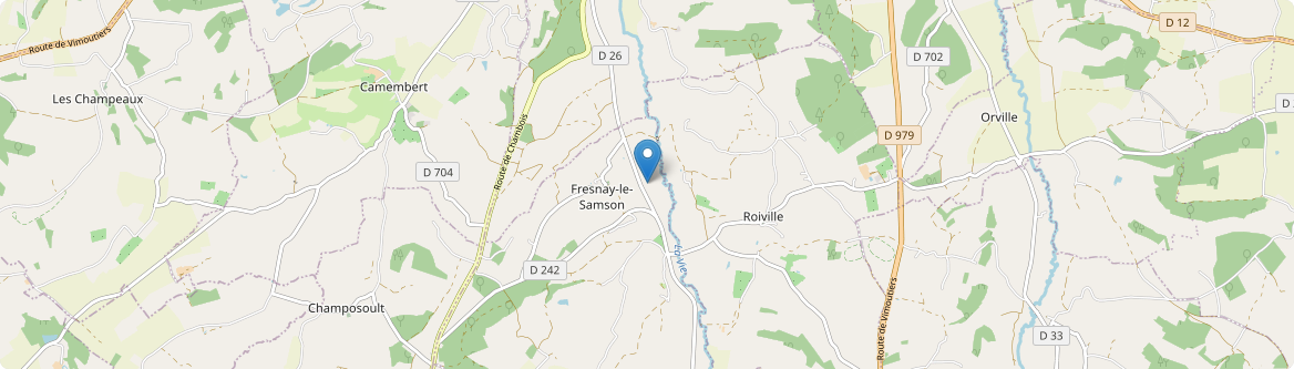 Fresnay-le-Samson - Carte