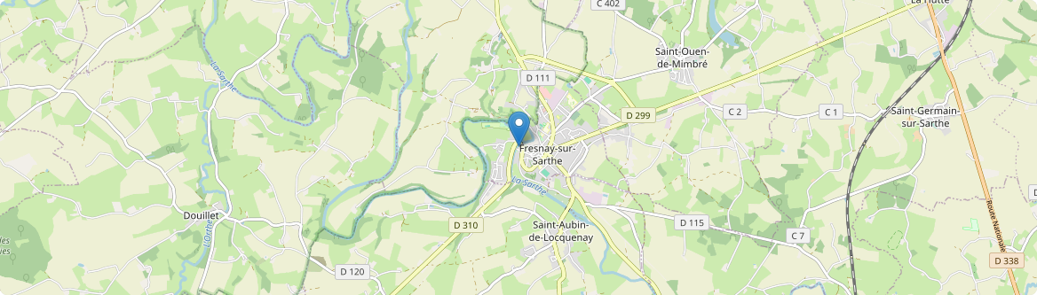 Fresnay-sur-Sarthe - Carte