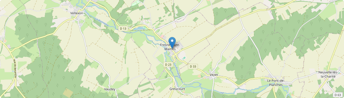 Fresne-Saint-Mamès - Carte