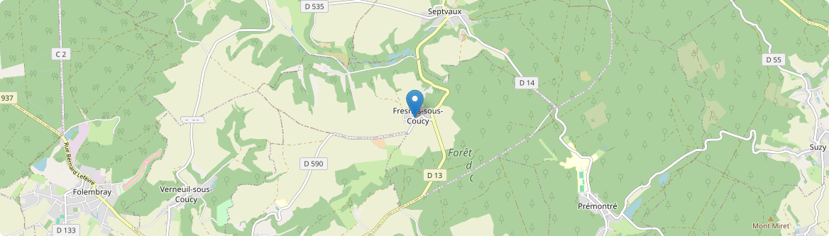 Fresnes-sous-Coucy - Carte