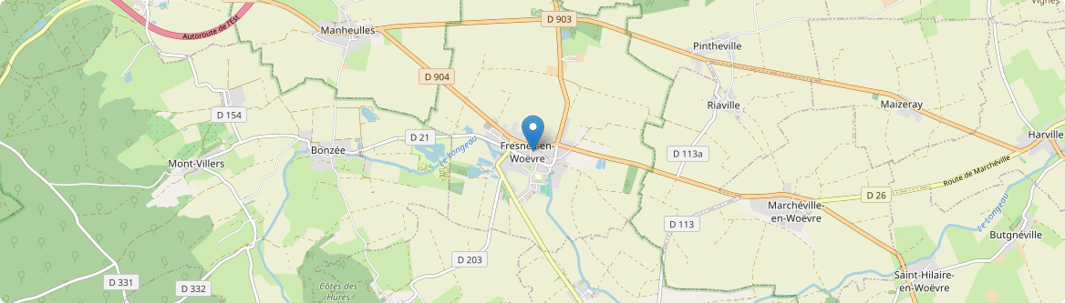 Fresnes-en-Woëvre - Carte