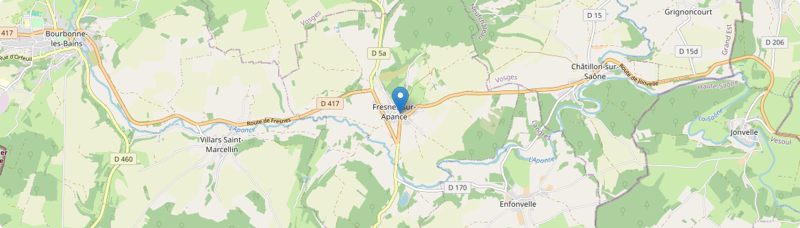 Fresnes-sur-Apance - Carte