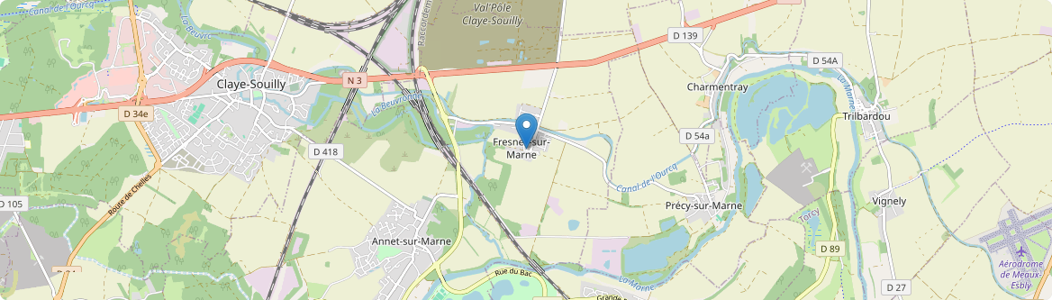 Fresnes-sur-Marne - Carte
