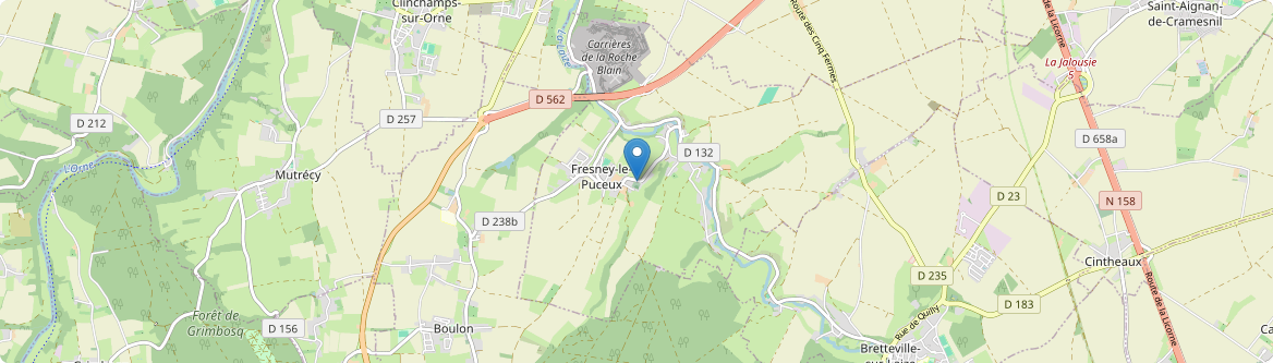 Fresney-le-Puceux - Carte