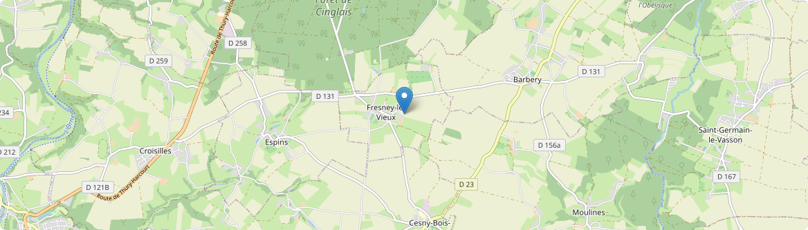 Fresney-le-Vieux - Carte