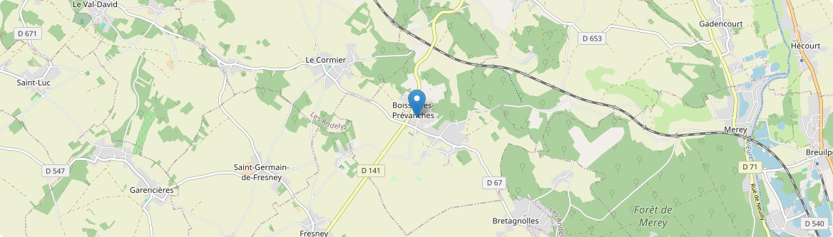 Fresney - Carte