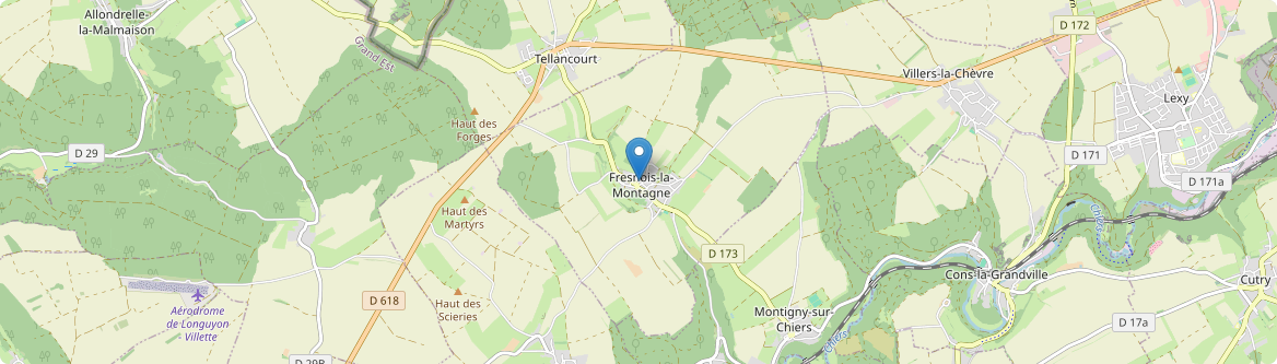Fresnois-la-Montagne - Carte