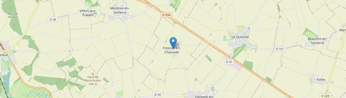 Fresnoy-en-Chaussée - Carte