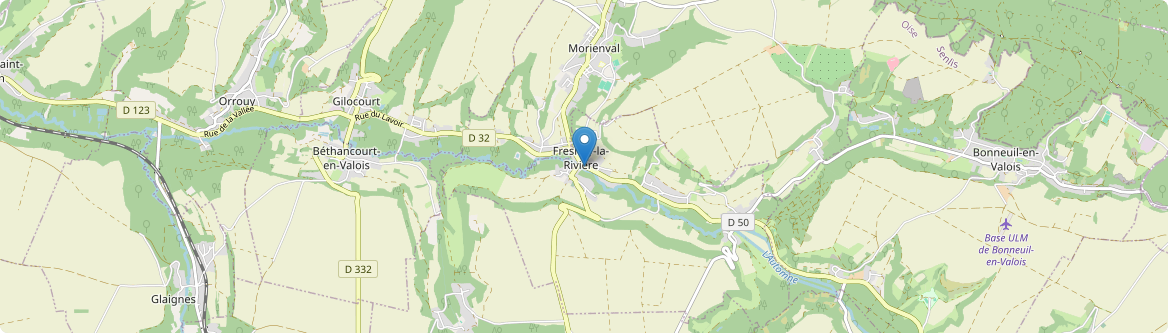Fresnoy-la-Rivière - Carte