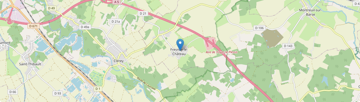 Fresnoy-le-Château - Carte