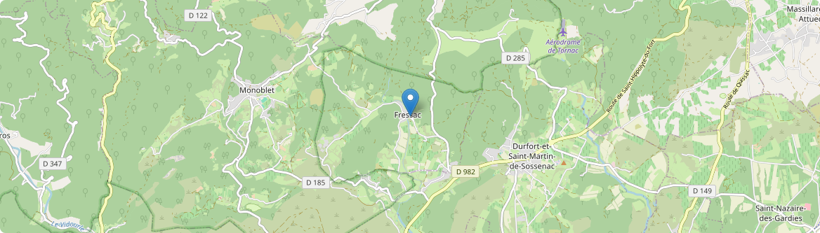 Fressac - Carte