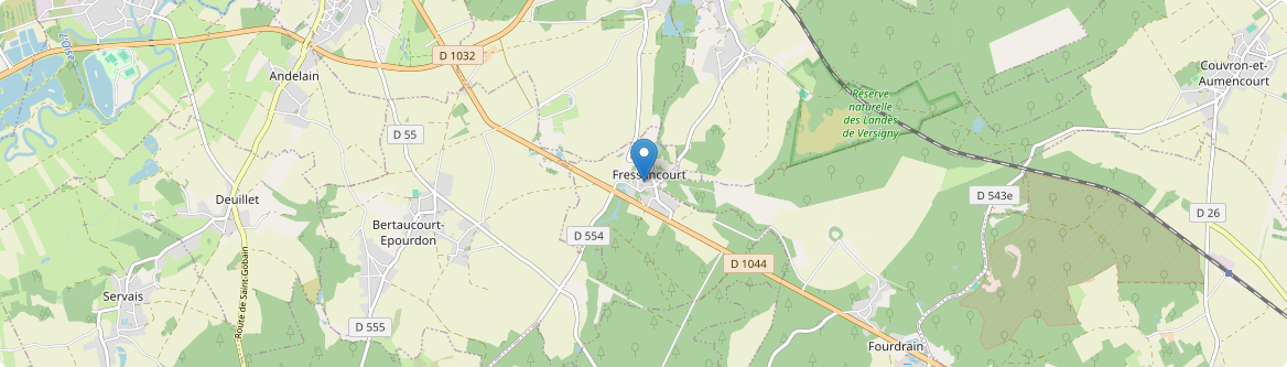 Fressancourt - Carte