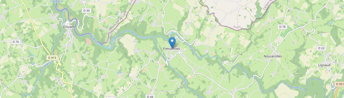 Fresselines - Carte