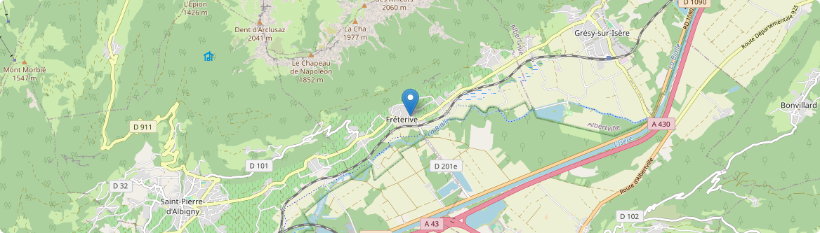 Fréterive - Carte