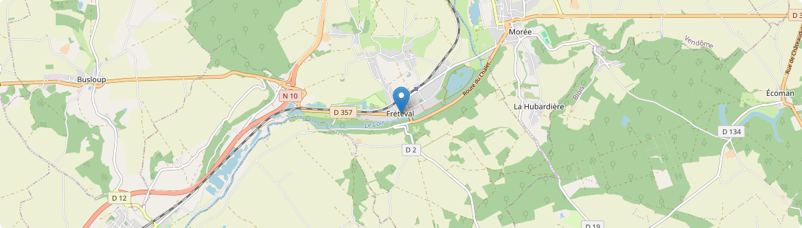 Fréteval - Carte