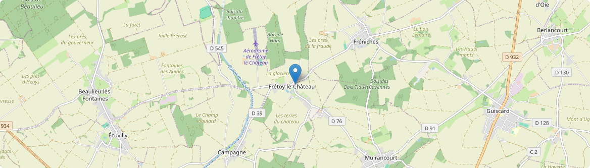 Frétoy-le-Château - Carte
