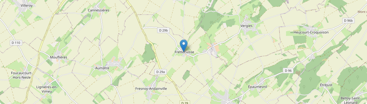 Frettecuisse - Carte