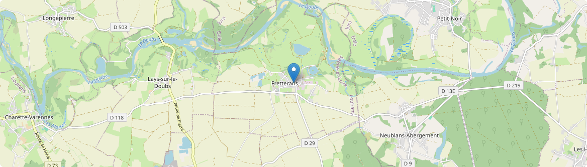 Fretterans - Carte