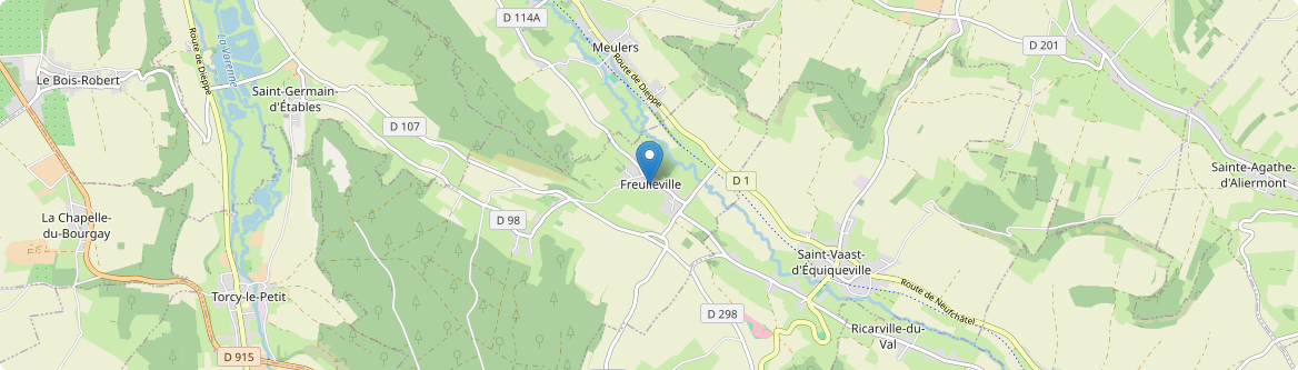 Freulleville - Carte