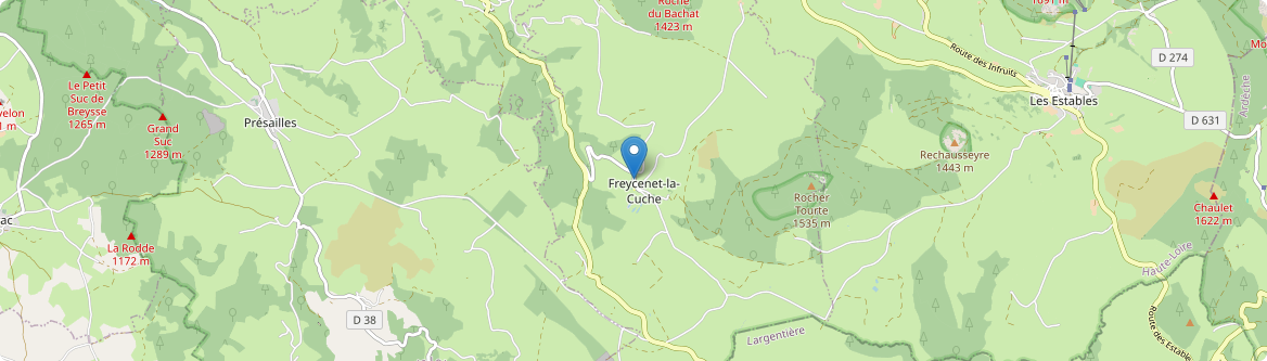 Freycenet-la-Cuche - Carte