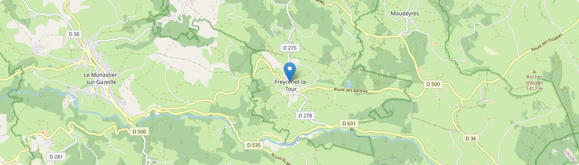 Freycenet-la-Tour - Carte