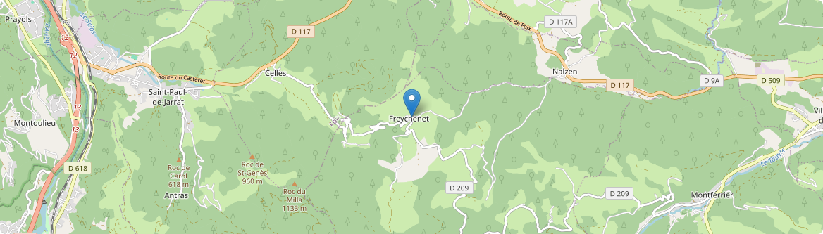 Freychenet - Carte