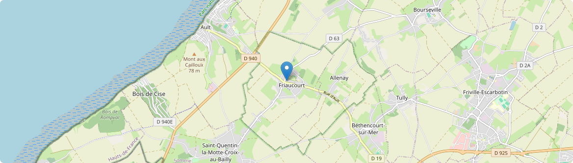 Friaucourt - Carte