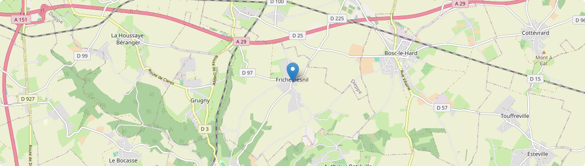Frichemesnil - Carte
