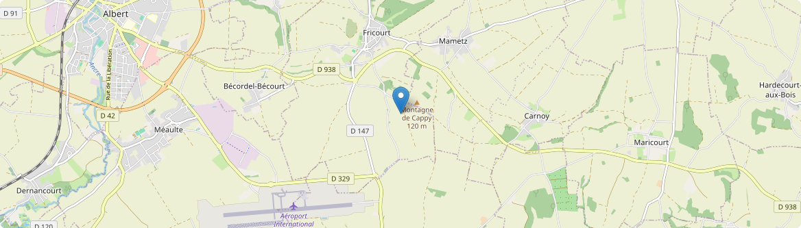 Fricourt - Carte