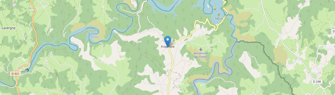 Fridefont - Carte
